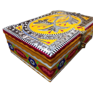 chamakpatti Box(20 by 13):Real Truck Art Design for Storage and Decoration