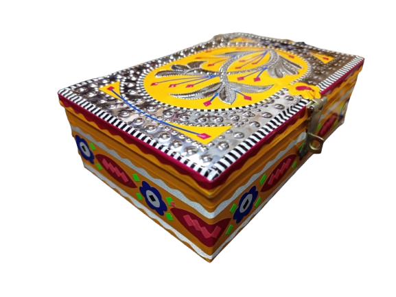 chamakpatti Box(20 by 13):Real Truck Art Design for Storage and Decoration - Image 2