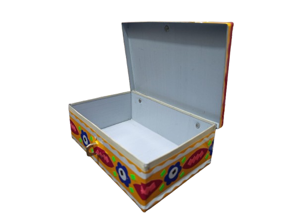 chamakpatti Box(15 by 10.5):Real Truck Art Design for Storage and Decoration - Image 4
