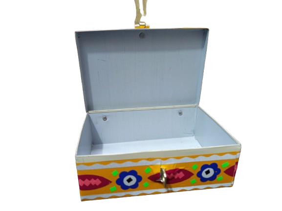 chamakpatti Box(15 by 10.5):Real Truck Art Design for Storage and Decoration - Image 8