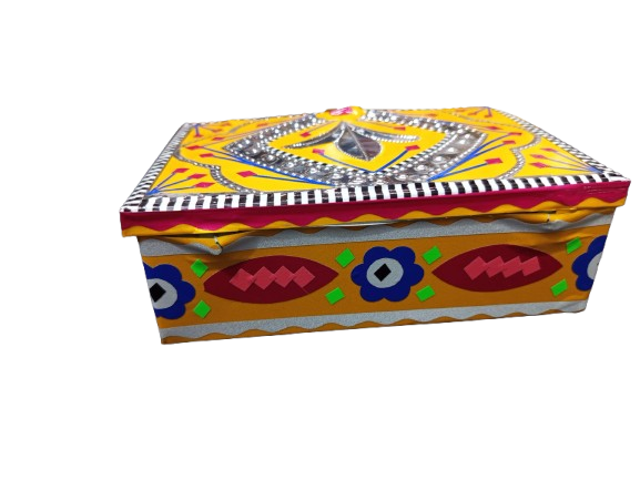 chamakpatti Box(15 by 10.5):Real Truck Art Design for Storage and Decoration - Image 7