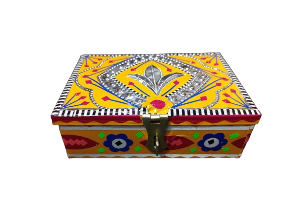 chamakpatti Box(15 by 10.5):Real Truck Art Design for Storage and Decoration - Image 9