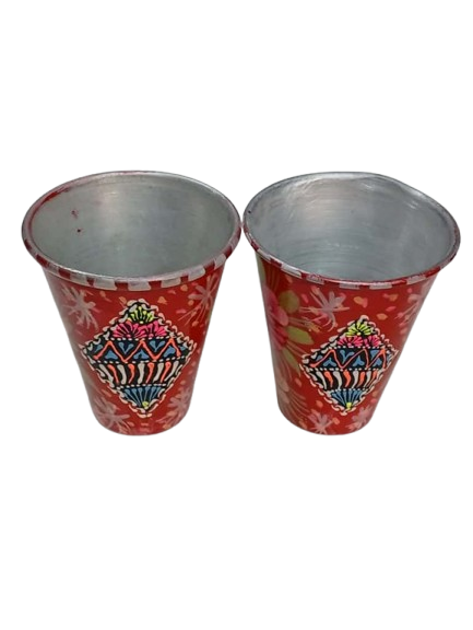 Truck Art Glass/Hand painted Glass (2 Piece Set) - Image 5