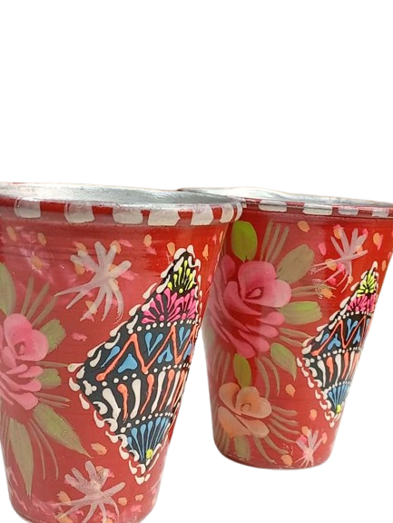 Truck Art Glass/Hand painted Glass (2 Piece Set) - Image 6