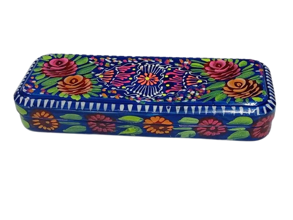 Hand Painted Bundi Pencil Box (20cm) - Image 2