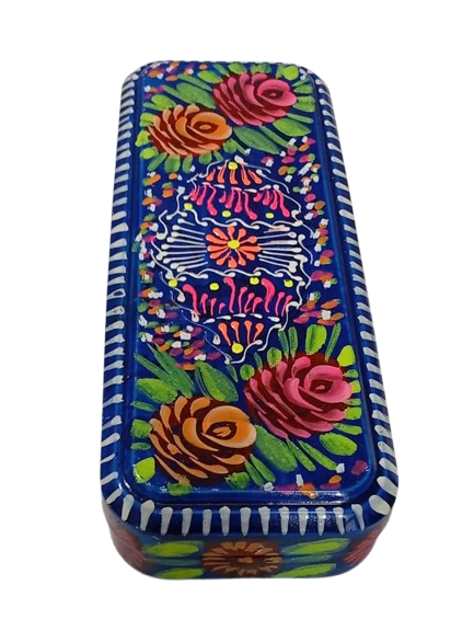 Hand Painted Bundi Pencil Box (20cm) - Image 4