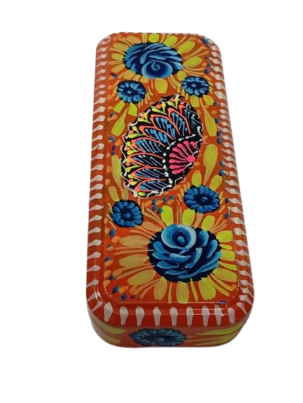 Hand Painted Bundi Pencil Box (20cm) - Image 3
