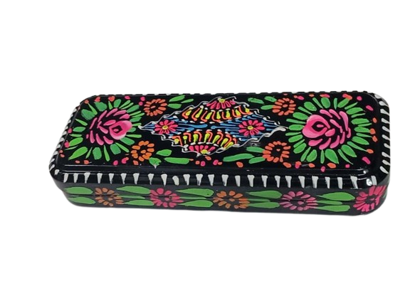 Hand Painted Bundi Pencil Box (20cm) - Image 3