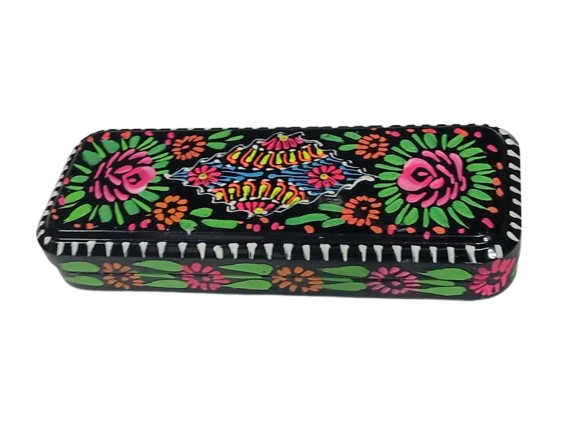 Hand Painted Bundi Pencil Box (20cm) - Image 2