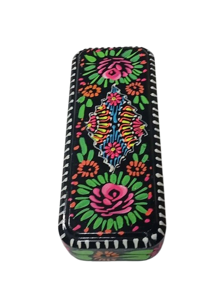 Hand Painted Bundi Pencil Box (20cm) - Image 4