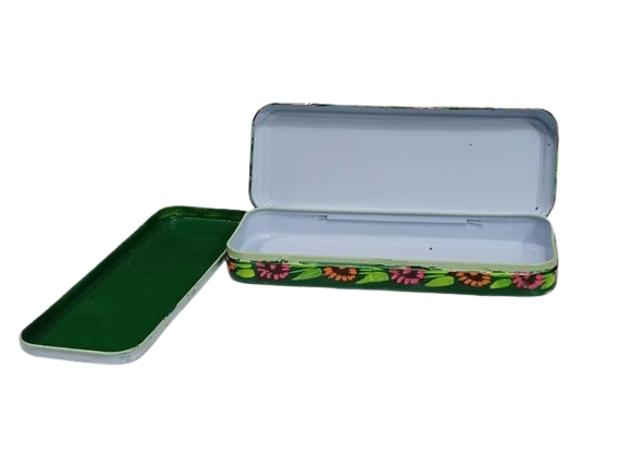 Hand Painted Bundi Pencil Box (20cm) - Image 7