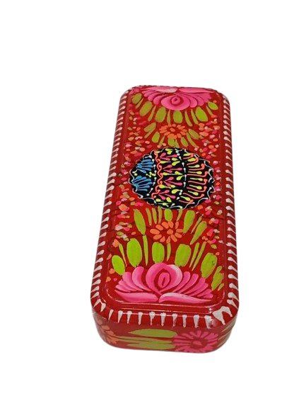 Hand Painted Bundi Pencil Box (20cm) - Image 2