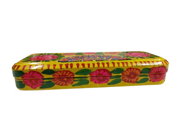Hand Painted Bundi Pencil Box (20cm) - Image 2