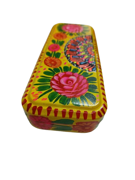 Hand Painted Bundi Pencil Box (20cm) - Image 3