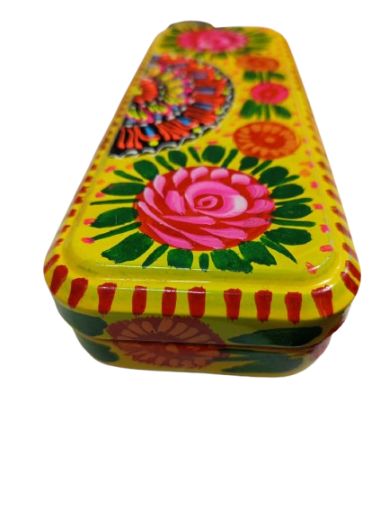 Hand Painted Bundi Pencil Box (20cm) - Image 8