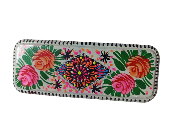 Hand Painted Bundi Pencil Box (20cm) - Image 2