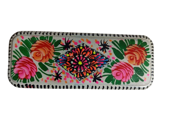 Hand Painted Bundi Pencil Box (20cm) - Image 8