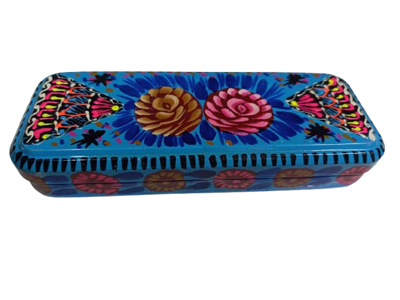Hand Painted Bundi Pencil Box (20cm) - Image 7