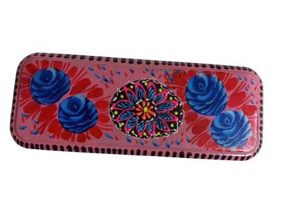 Hand Painted Bundi Pencil Box (20cm) - Image 8