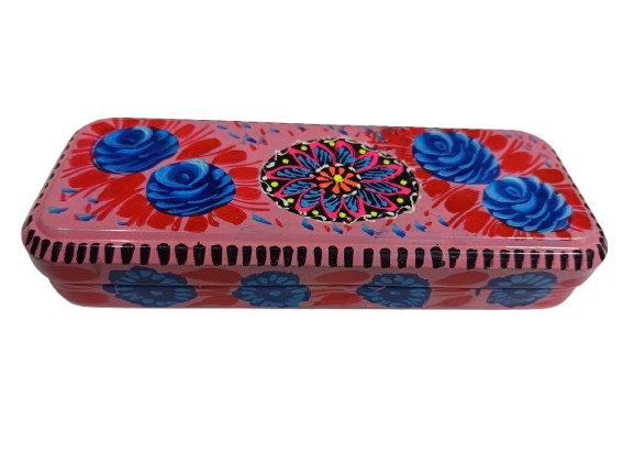 Hand Painted Bundi Pencil Box (20cm) - Image 9