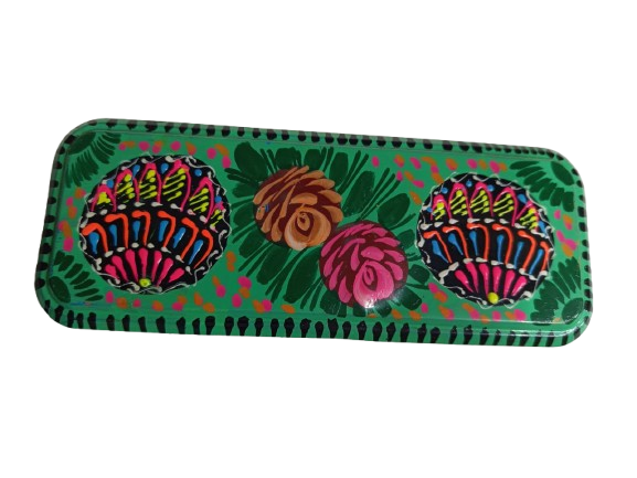 Hand Painted Bundi Pencil Box (20cm) - Image 2