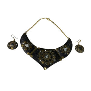 Afghani Necklace With Artificial Stone