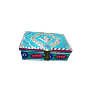 chamakpatti Box(15 by 10.5):Real Truck Art Design for Storage and Decoration