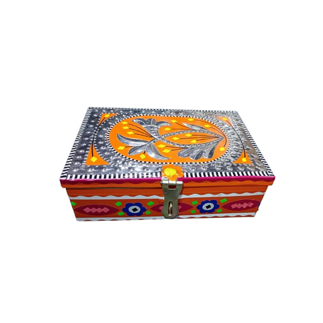 chamakpatti Box(20 by 13):Real Truck Art Design for Storage and Decoration