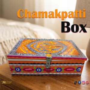 chamakpatti Box(27 by 19):Real Truck Art Design for Storage and Decoration