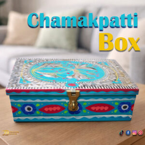 chamakpatti Box(20 by 14):Real Truck Art Design for Storage and Decoration