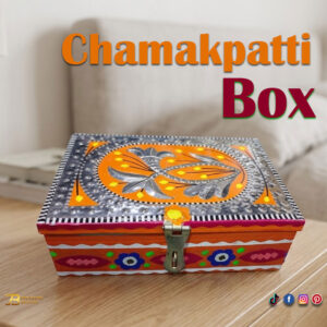 chamakpatti Box(20 by 14):Real Truck Art Design for Storage and Decoration