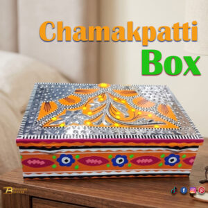 chamakpatti Box(25 by 17):Real Truck Art Design for Storage and Decoration