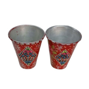 Truck Art Glass/Hand painted Glass (2 Piece Set)