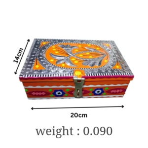 Chamakpatti Box Set for Stylish Home Storage (20×14) , Traditional Handmade Box for Home Decor and Organization , Chamakpatti Decorative Organizer Boxes
