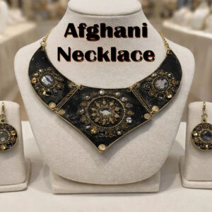 Afghani Necklace With Artificial Stone