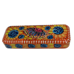 Hand Painted Bundi Pencil Box (20cm)