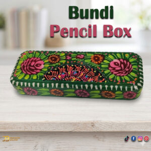 Hand Painted Bundi Pencil Box (20cm)