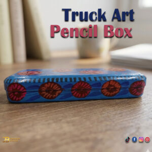 Hand Painted Truck Art Pencil Box (20cm)