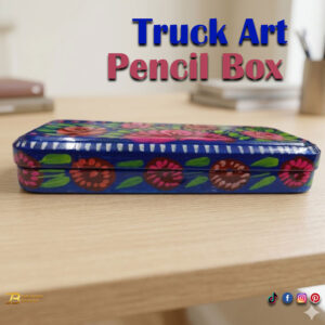Hand Painted Truck Art Pencil Box (20cm)