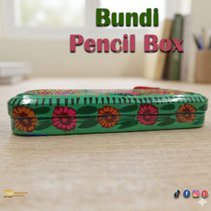 Hand Painted Bundi Pencil Box (20cm)