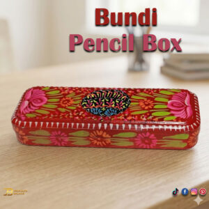 Hand Painted Bundi Pencil Box (20cm)