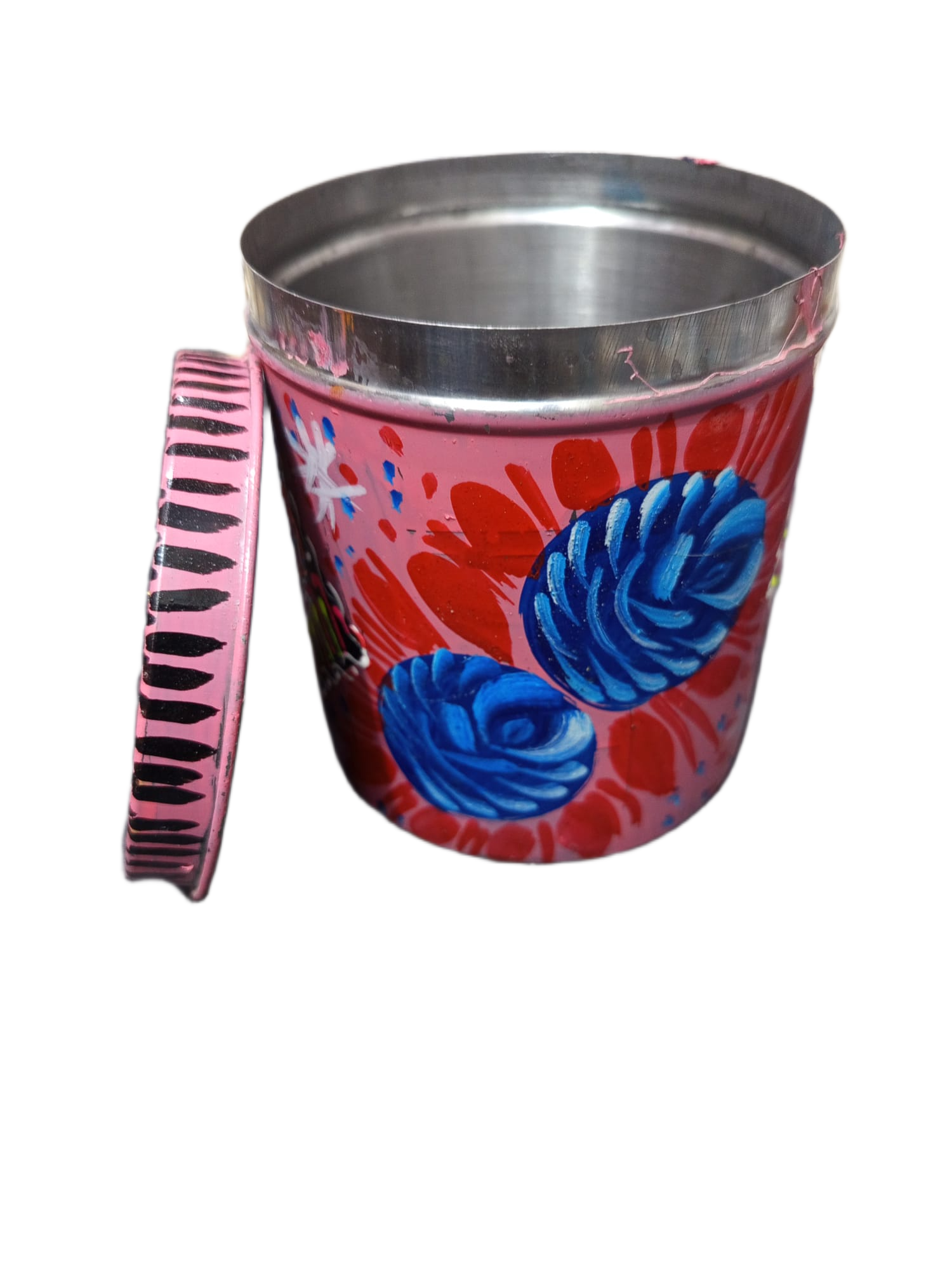 Truck Art Masala Box Traditional Pakistani Spice Storage (H-3.5 Inch) - Image 4