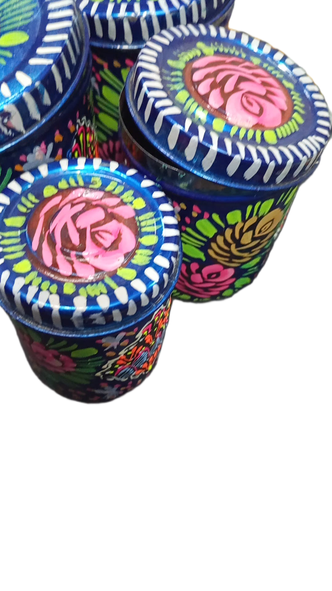 Truck Art Masala Box Set Vibrant Handmade Spice Storage - Image 6