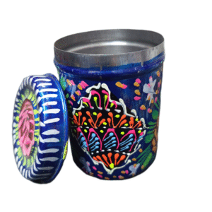 Truck Art Masala Box Traditional Pakistani Spice Storage (H-3.5 Inch)