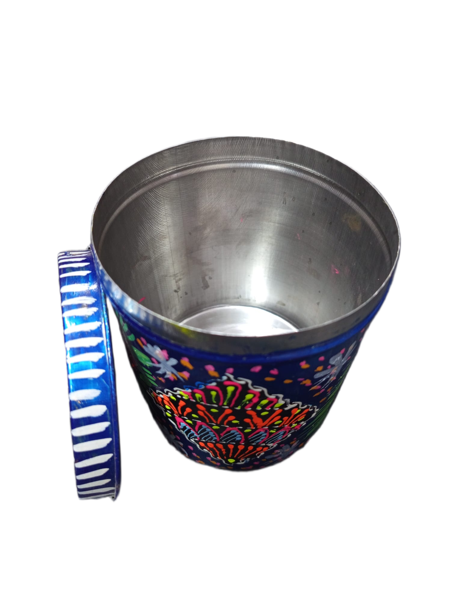 Truck Art Masala Box Traditional Pakistani Spice Storage (H-4 Inch) - Image 3