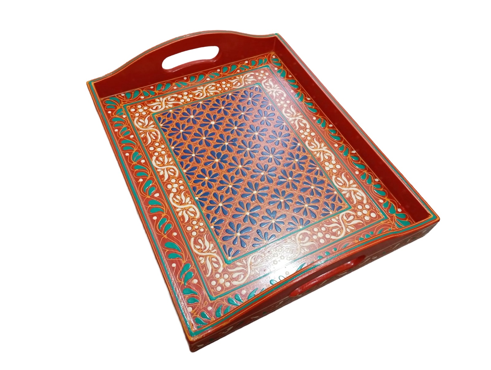 Bundi work tray size: length : 37cm width : 30cm - Image 3