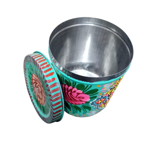 Truck Art Masala Box Traditional Pakistani Spice Storage (H-4.7 Inch) - Image 4