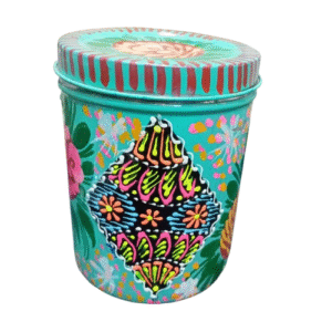Truck Art Masala Box Traditional Pakistani Spice Storage (H-3.5 Inch)