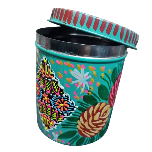 Truck Art Masala Box Traditional Pakistani Spice Storage (H-4 Inch) - Image 3