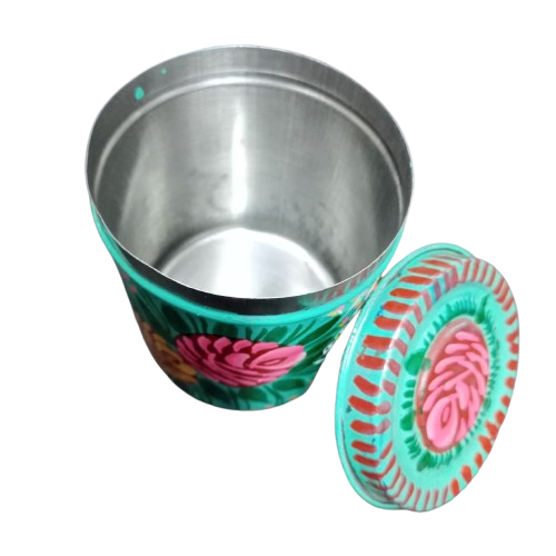 Truck Art Masala Box Traditional Pakistani Spice Storage (H-3.5 Inch) - Image 5